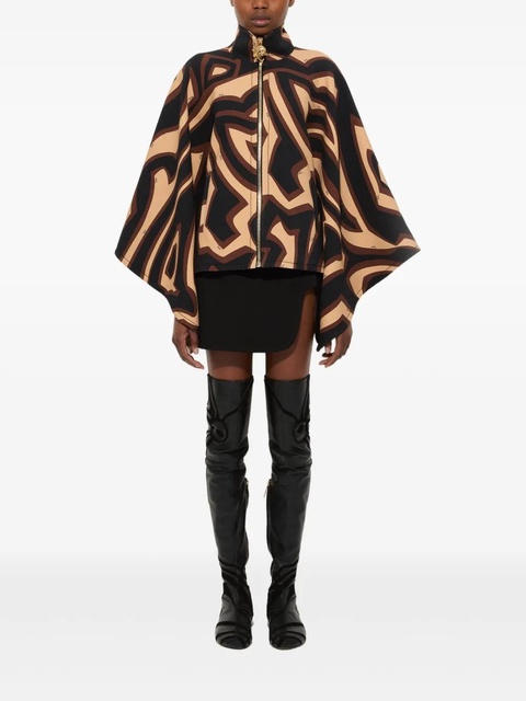 PUCCI labirinto print cape - Neutrals - zdjęcie produktu nr 2