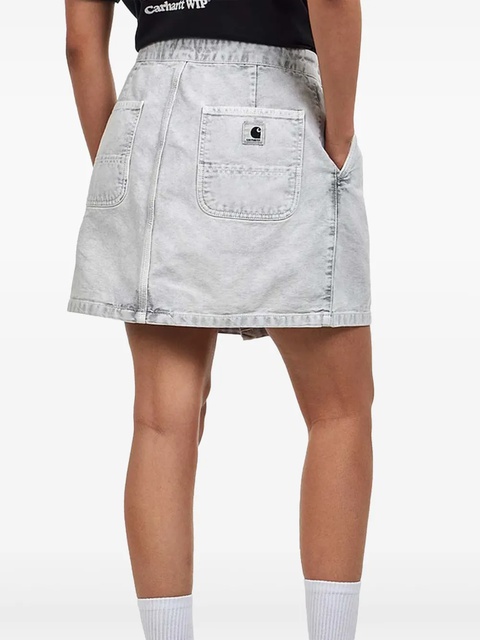 Carhartt WIP Emery wrap-front mini skirt - Grey - zdjęcie produktu nr 2