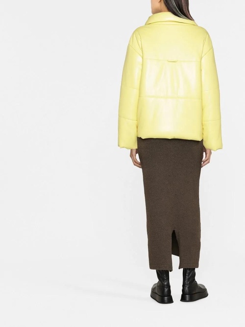 Nanushka oversize padded windbreaker jacket - Yellow - zdjęcie produktu nr 2