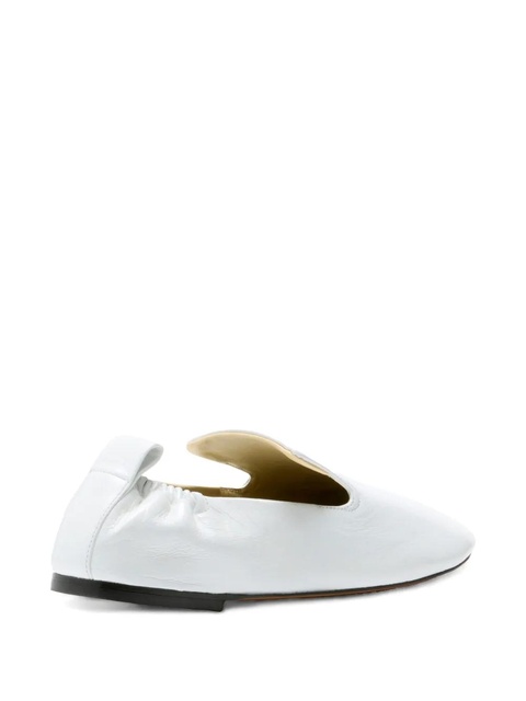 Proenza Schouler ruched leather loafers - White - zdjęcie produktu nr 2