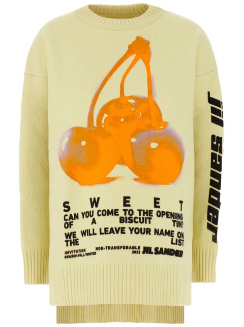 Jil Sander patterned intarsia-knit jumper - Neutrals - zdjęcie produktu nr 1