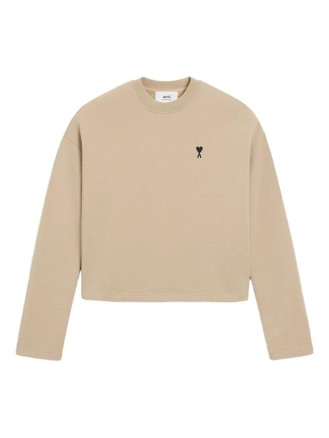 AMI Paris Ami de Coeur cotton sweatshirt - Neutrals - zdjęcie produktu nr 1