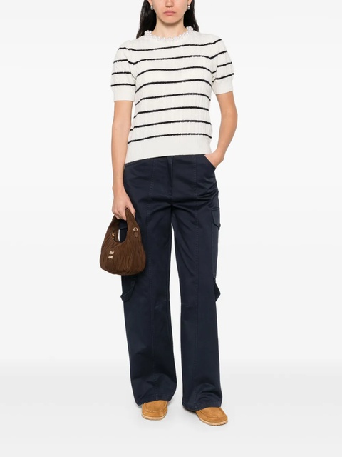 SANDRO striped T-shirt - Neutrals - zdjęcie produktu nr 1