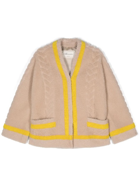 Blumarine shearling jacket - Neutrals - zdjęcie produktu nr 1