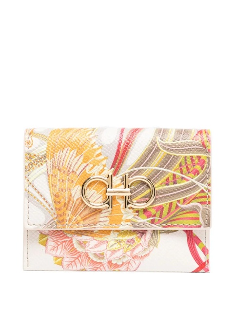 Ferragamo Gancini cardholder - Neutrals - zdjęcie produktu nr 1