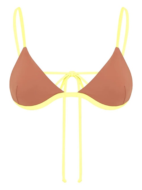 Bond-eye Isla triangle balconette bikini top - Yellow - zdjęcie produktu nr 1
