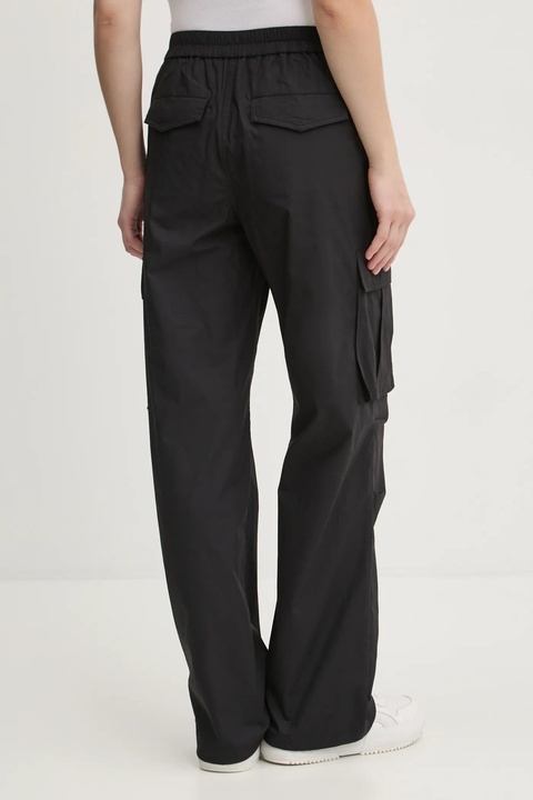 Karl Lagerfeld Jeans spodnie damskie kolor czarny proste high waist A1W10062 - zdjęcie produktu nr 2