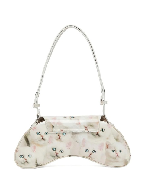 Diesel Play-Glossy shoulder bag - White - zdjęcie produktu nr 2