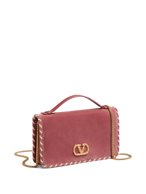 Valentino Garavani braided edge leather handbag - Pink - zdjęcie produktu nr 2