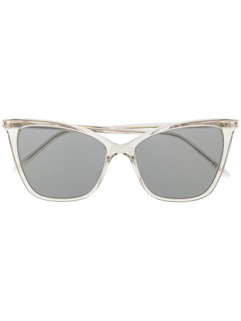 Saint Laurent Eyewear SL 384 cat-eye frame sunglasses - Grey - zdjęcie produktu nr 2