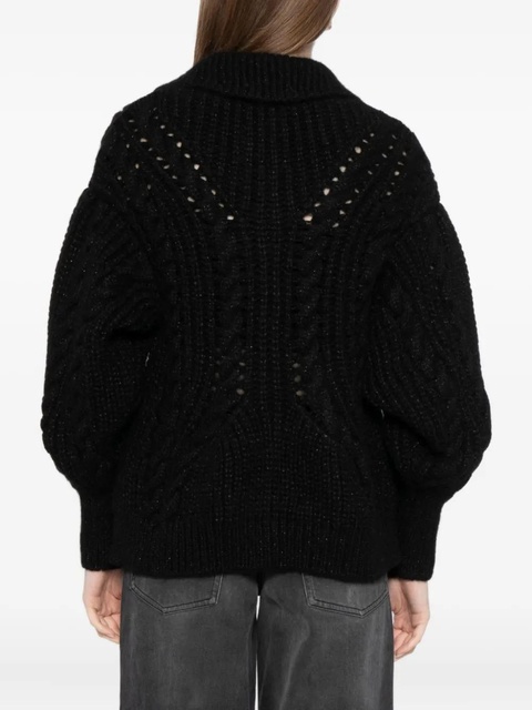 Simone Rocha sculpted chunky cardigan - Black - zdjęcie produktu nr 2
