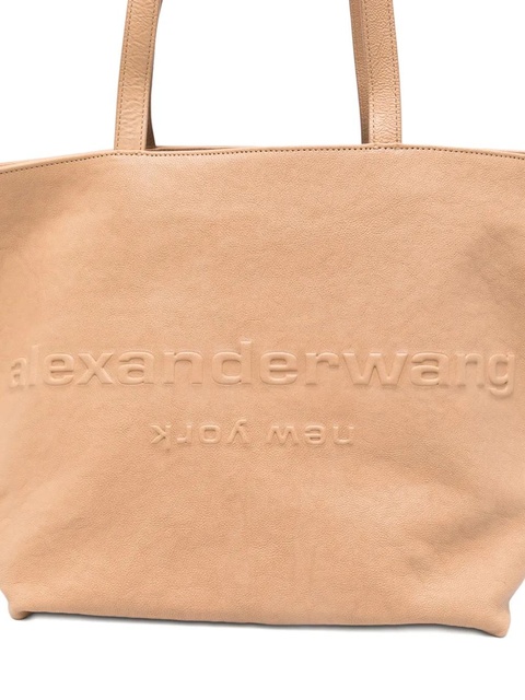 Alexander Wang embossed-logo tote bag - Neutrals - zdjęcie produktu nr 1
