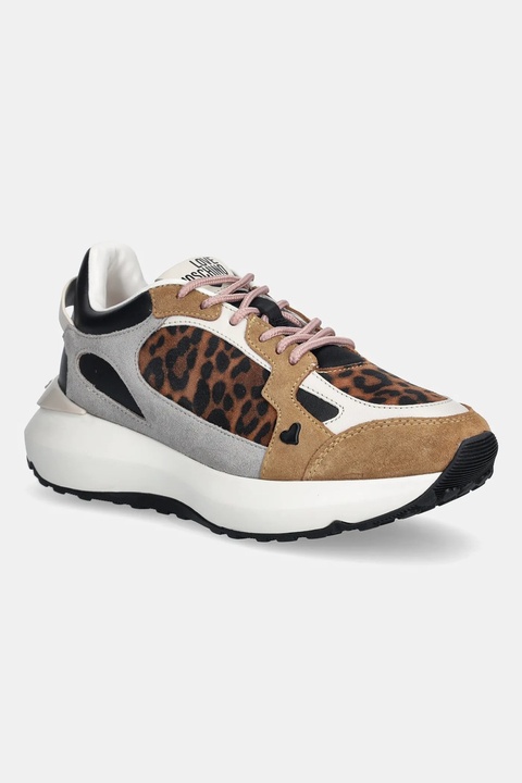 Love Moschino sneakersy damskie kolor beżowy JA15415G0NJAB30A - zdjęcie produktu nr 1