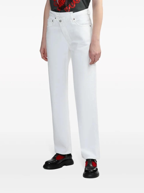 AGOLDE Criss Cross straight-leg jeans - White - zdjęcie produktu nr 2