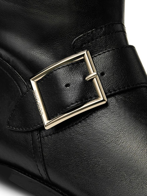 Jimmy Choo Biker Mid buckled biker boots - Black - zdjęcie produktu nr 2
