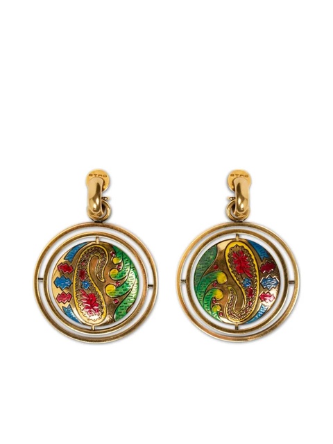 ETRO paisley button drop earrings - Gold - zdjęcie produktu nr 1