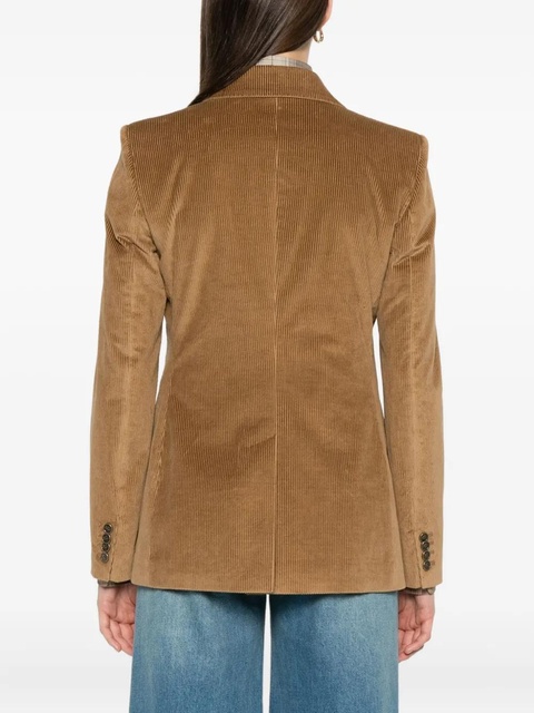ETRO corduroy double-breasted blazer - Brown - zdjęcie produktu nr 2