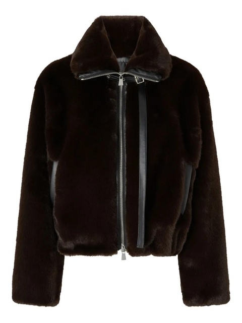 PINKO zip-up bomber jacket - Brown - zdjęcie produktu nr 2