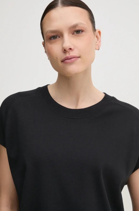 Tommy Hilfiger t-shirt bawełniany damski kolor czarny WW0WW44544 - zdjęcie produktu nr 2