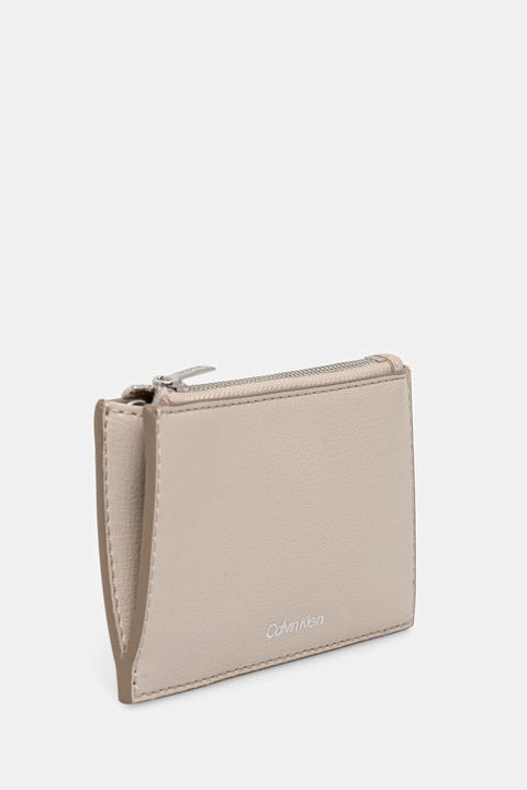 Calvin Klein portfel damski kolor beżowy LV04F1090G - zdjęcie produktu nr 2