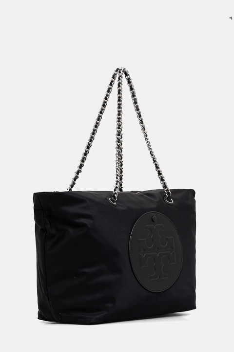 Tory Burch torebka Ella Chain Zip Tote kolor czarny 171639.001 - zdjęcie produktu nr 2