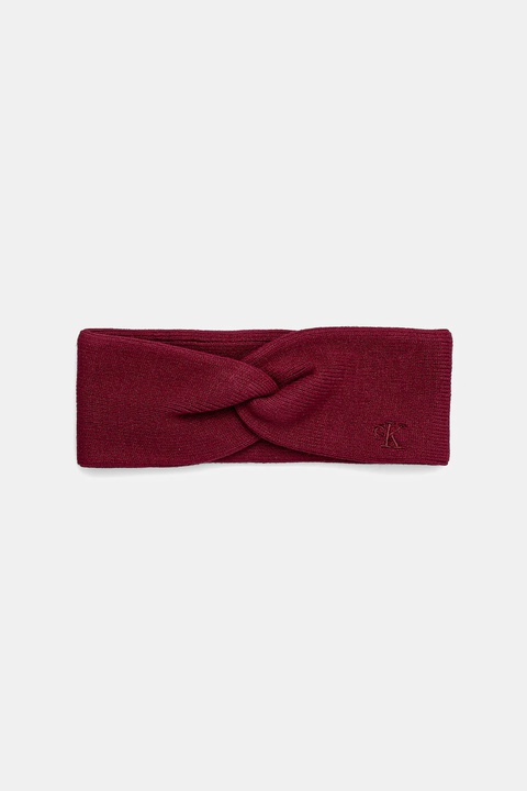 Calvin Klein opaska na głowę kolor bordowy LV04F8019G - zdjęcie produktu nr 1