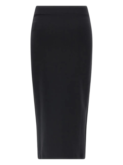 Off-White logo-waistband skirt - Black - zdjęcie produktu nr 1