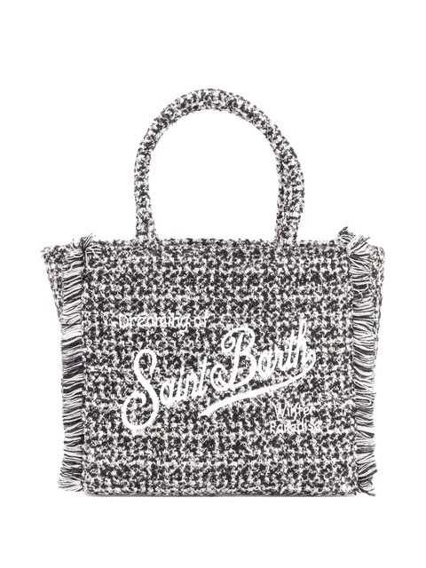MC2 Saint Barth fringed-detail tote bag - Black - zdjęcie produktu nr 1