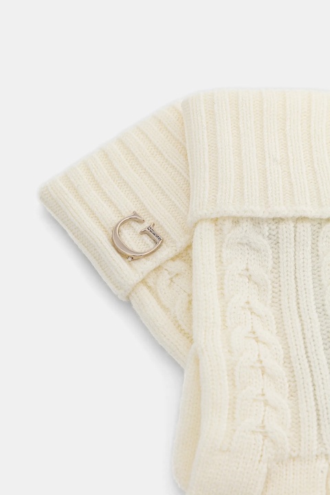 Guess rękawiczki damskie kolor beżowy AW5382 POL02 - zdjęcie produktu nr 2