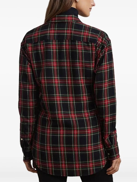 Lauren Ralph Lauren check-print shirt - Black - zdjęcie produktu nr 1
