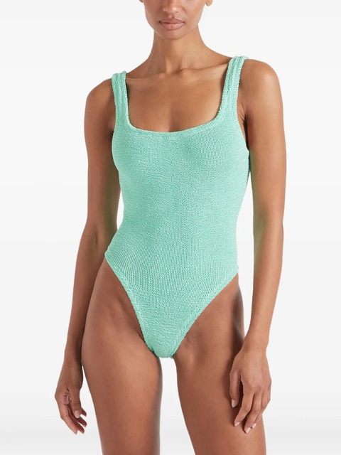 Hunza G square-neck swimsuit - Green - zdjęcie produktu nr 2