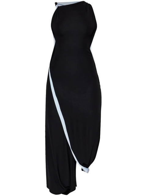 Victoria Beckham asymmetric maxi dress - Black - zdjęcie produktu nr 1