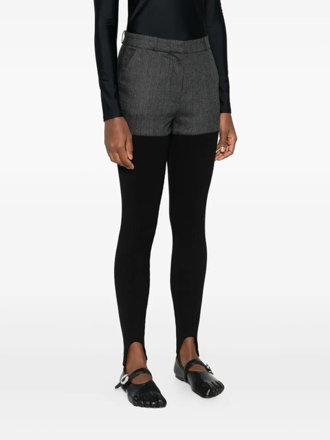 Coperni layered panelled trousers - Black - zdjęcie produktu nr 2