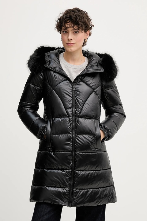 Geox kurtka BACKSIE kolor czarny zimowa W5628H T3121 - zdjęcie produktu nr 1