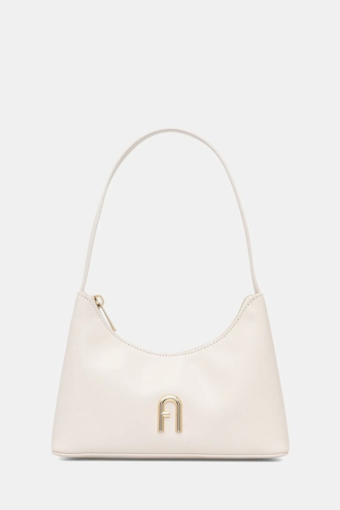 Furla torebka skórzana kolor biały WB00863.AX0733.PNN00 - zdjęcie produktu nr 1