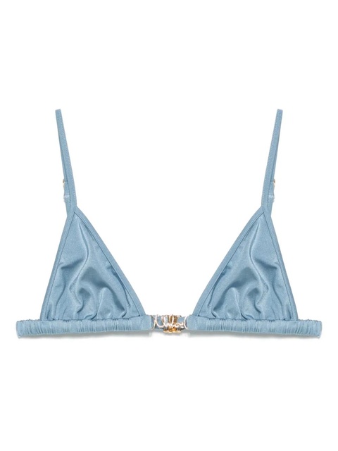 Chloé logo-lettering bikini top - Blue - zdjęcie produktu nr 1