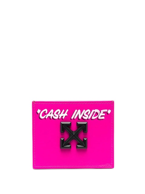 Off-White Jitney quote cardholder - Pink - zdjęcie produktu nr 1