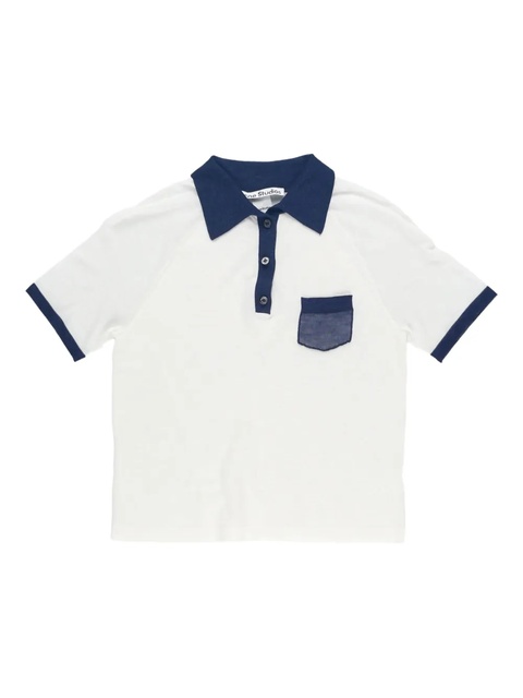 Acne Studios short-sleeve pocket polo top - White - zdjęcie produktu nr 2