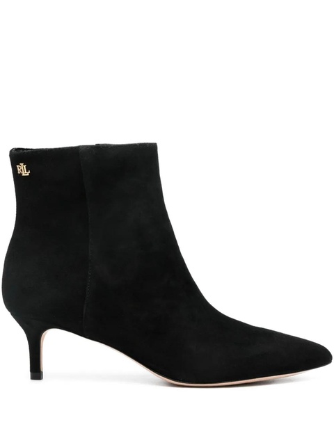 Lauren Ralph Lauren 45mm suede ankle boots - Black - zdjęcie produktu nr 1