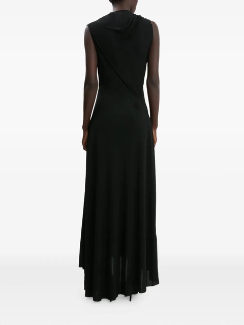 Victoria Beckham draped-detail sleeveless dress - Black - zdjęcie produktu nr 1