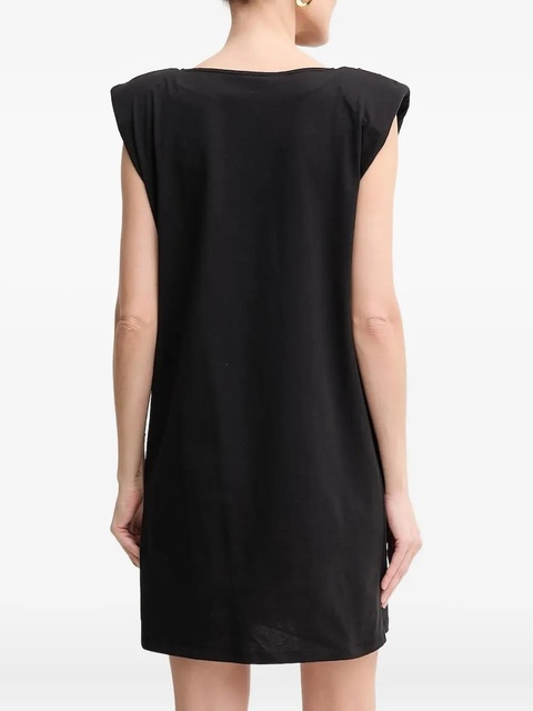 PINKO padded-shoulder T-shirt dress - Black - zdjęcie produktu nr 2