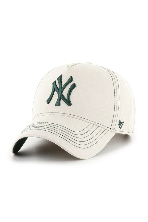 47 brand czapka z daszkiem bawełniana MLB New York Yankees kolor beżowy B-CONDT17GWS-BN - zdjęcie produktu nr 1