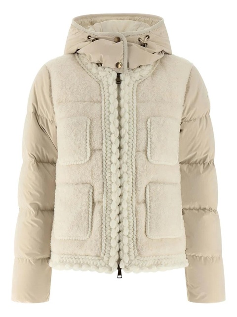 Moncler padded quilted down jacket - Neutrals - zdjęcie produktu nr 1