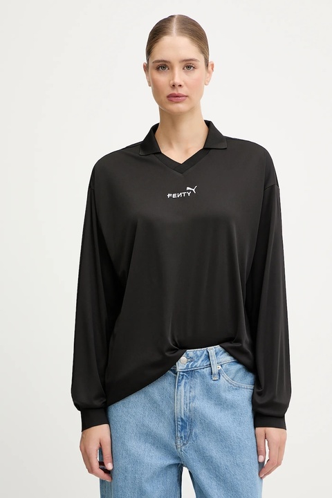 Puma longsleeve PUMA x FENTY kolor czarny 633786 - zdjęcie produktu nr 2