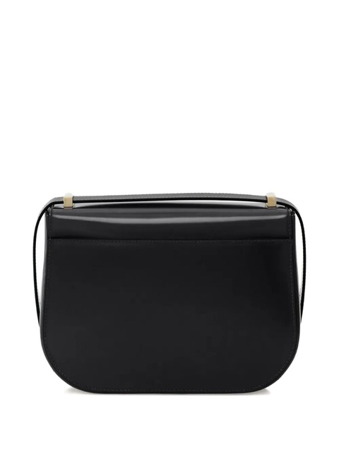 Ferragamo Gancini flap crossbody bag - Black - zdjęcie produktu nr 2