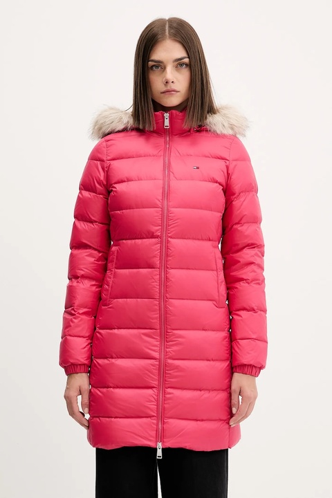 Tommy Jeans kurtka puchowa damska kolor różowy DW0DW18864 - zdjęcie produktu nr 1