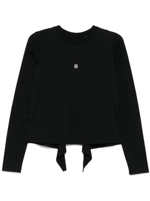 Givenchy open-back T-shirt - Black - zdjęcie produktu nr 1