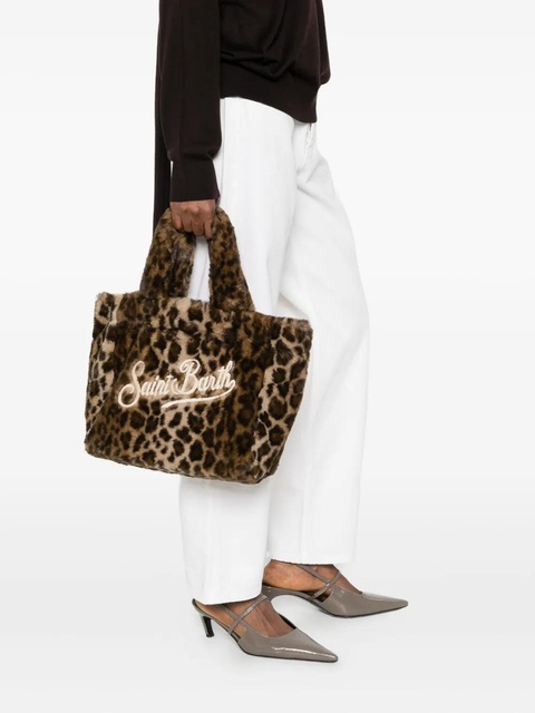 MC2 Saint Barth Colette leopard-print tote bag - Brown - zdjęcie produktu nr 1