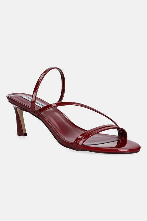 Steve Madden klapki Lamora damskie kolor bordowy na szpilce SM11003630 - zdjęcie produktu nr 1