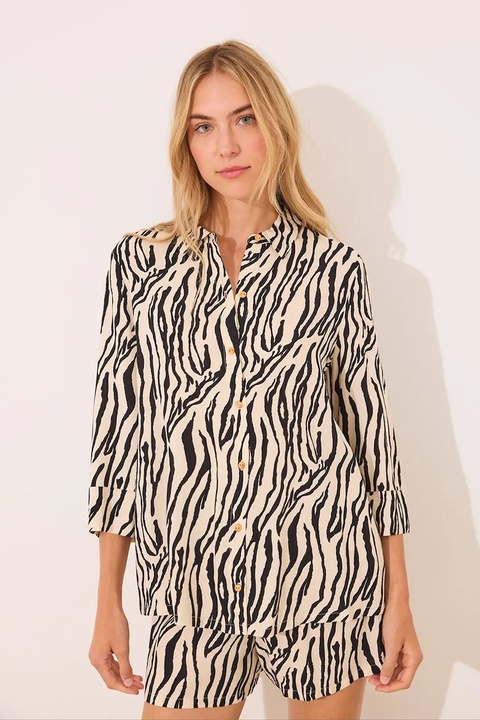 women'secret piżama damska kolor beżowy 3139912 - zdjęcie produktu nr 2